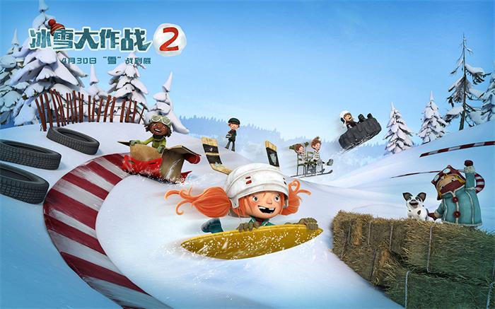 小镇孩子们享受雪橇大赛.jpg